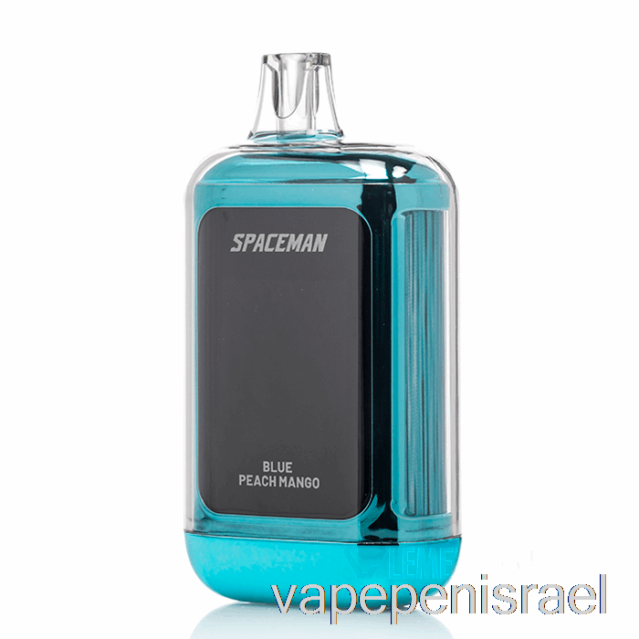 חד פעמי Vape Israel Spaceman Curve 18k מנגו אפרסק כחול חד פעמי